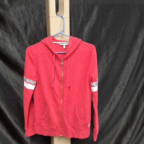 Victoria's Secret Pink Zip Up Hoodie W/ Pockets - Picture 13 of 13